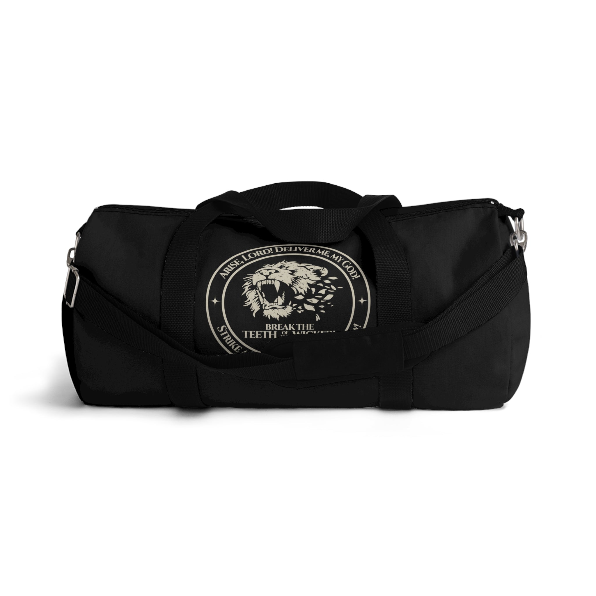 Psalm 3:7 Fitness Duffel Bag